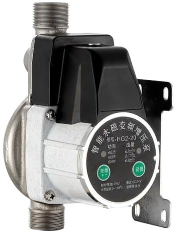 Moliuoly Bomba de aumento de presión de agua de 24 V CC, automática y silenciosa, para calentadores de agua solares y de gas, A
