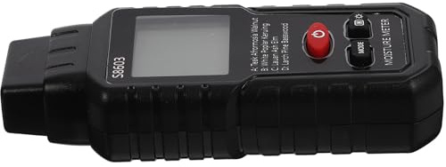 Hohopeti Igrometro Digitale Portatile per Umidità Legno e Carta con Display LCD Retroilluminato Strumento Compatto e Durevole per Piante in Vaso e Pareti Senza Batteria Facile da
