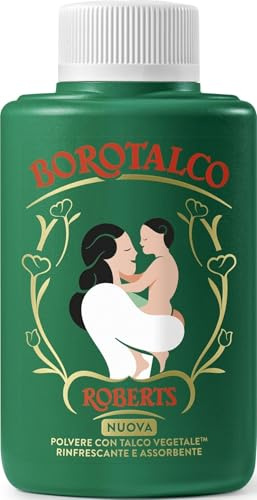 Borotalco - neues Pulver mit erfrischendem und saugfähigem pflanzlichem Talkum - Dose 70 g