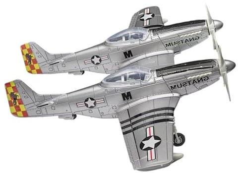Set di montaggio di aeromobili 4D 1/48 per gli appassionati di modelli F-82 Twin Fighter Jets Craft Project per adulti di assemblaggio di aerei
