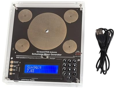 Generatore di onde compattato da 7,83 Hz e strumento regolabile in frequenza 100 kHz per meditazioni Sollievo dallo stress Generatore di indicazione a bassa frequenza