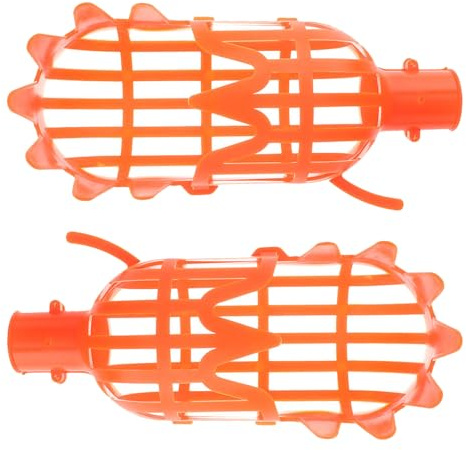 Recolector de Fruta de Plástico Pp Naranja 2piezas para Manzana y Bayberry