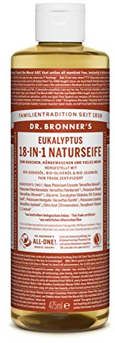 Dr. Bronner's Liquid Soap Eucalyptus, Flüssigseife Eukalyptus 473 ml - Naturseife