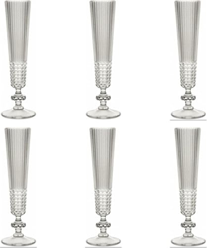 Set 6 Flutes champagne in Acrylic Chic & Zen 01