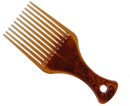 Hair Pick Kamm No Frizz Haar Lift Pick Kamm für Frisur (Kaffee)