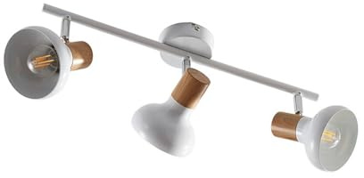 Lindby Foco Fridolin (Moderno) en Blanco hecho de Metal e.o. para Cocina (3 llamas, E14) foco empotrado lámpara techo pared