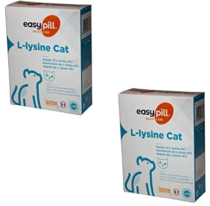 Easypill L-lysine für Katzen - Doppelpack - 2 x 30 x 2g