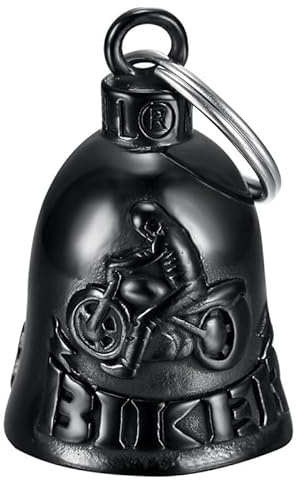 MOCY BELL - Moto campana BIKER Guardian Gremlin Mocy Bell Acciaio inox nero