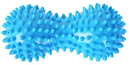Yoga Ball Spiky Roller Massage Ball Fitness Sport Yoga Linderung Körper Stress Kugelbeständige Fuß Spiky Muskel Massage Gym Massage Roller Yoga-Ball (Size : Blue 1)