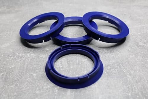 Zentrierringe Distanzringe 74,1 mm x 58,1 mm dunkelblau für Alufelgen