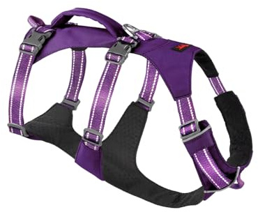 Tuff Pupper Escape Proof Dog Harness for Extra Large Dogs | No Pull Lightweight Adjustable Harness | No Escape Multifunctional Outdoor Pet Gear | Strong Durable Breathable | Secure Comfortable Fit