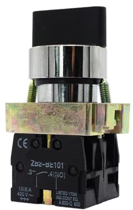 Interruptor pulsador con selector de tres posiciones y manija estándar eléctrica XB2-BD33