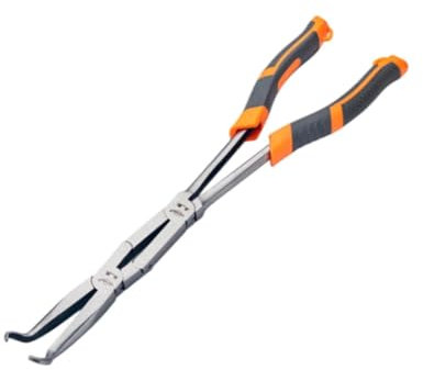 Colcolo Alicates de doble articulación, prácticos y prácticos, con mango largo, alicates multifuncionales para garaje al aire libre, 20 Ronda Grande, Largo Total 34cm