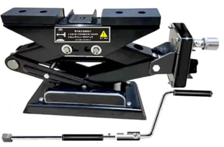 RVIFY Leve Voiture Cric à Ciseaux Automobile 2.8T 2T, Manuel et électrique à Double Usage, adapté aux Outils d'entretien tels Que Pont elevateur Voiture(B2T)