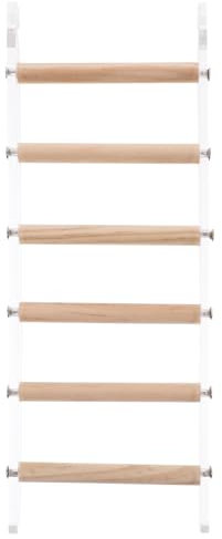 COLLBATH Leiter Für Papageien Vogelspielzeug Hängeleiter Klettern Vogelstangen Vogelbeißleiter-Spielzeug Trittleiter Für Vögel Haustiervogelleitern