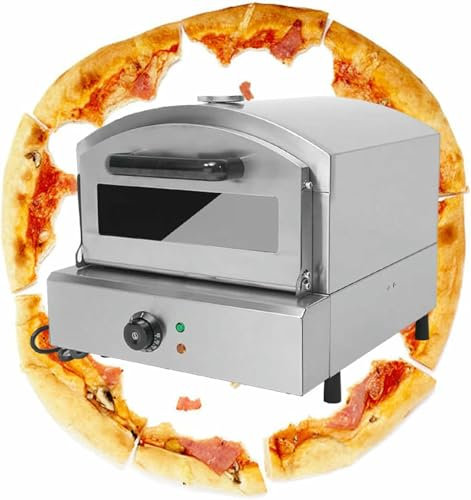 GFXYQPDNV 12 Outdoor Gas Pizza Oven - Pull-Out Handle Temperature Detector, Portable Stainless Steel Pizza Oven for Grill, Backyard and Camping,