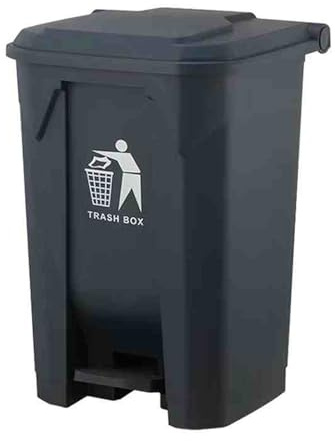Poubelles De Cuisine/poubelle De Recyclage À Pédale, Poubelle En Plastique Durable, Poubelle De Grande Capacité En Plastique Médical, Pour La Cuisine Et Le Bureau À Domicile(Gray,100L)