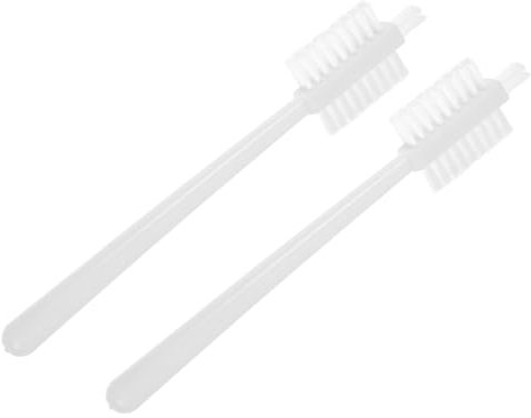 Brosse de Nettoyage pour Légumes 2 Pièces en PP Nylon Blanc