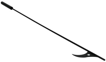 PERSELOSO Tisonnier De Cheminée Acier Robuste Manche Long Ergonomique Outil De Feu Stable Et Confortable Pour Poêle Intérieur Et Extérieur Accessoires Indispensables Pour Feu De Camp