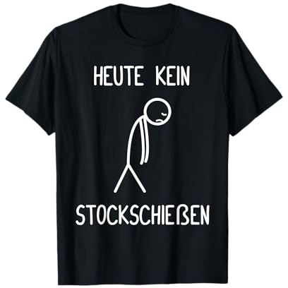 Heute kein Stockschießen Stockschießen Eisstockschießen T-Shirt