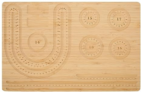 Yctze Tapis de Conception de Bijoux en Planche de Perles avec échelle pour la Fabrication Facile de Colliers et de Bracelets