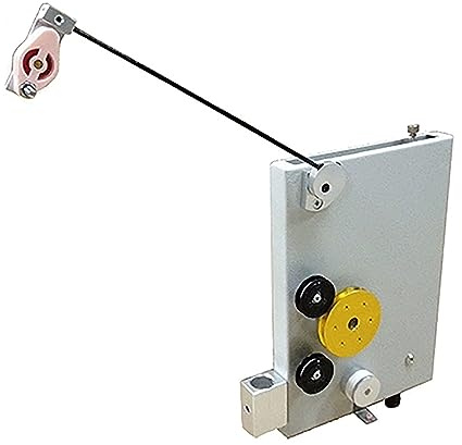 Tensor de bobinado magnético vertical con amortiguación ajustable y rueda guía de doble alambre para una mayor eficiencia en máquinas textiles y bobinadoras