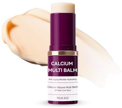 Calcium Volume Multi Balm Augencreme Stick, Augencreme gegen Falten & Augenringe, Anti Aging Augenpflege mit Calcium & Kollagen, Feuchtigkeit & Straffung für die Augenpartie, Anti Falten Creme Damen