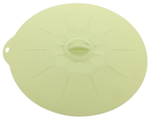 HYTROVE Microwave Safe Silicone Extra Large 11 Inch Bowl Lid Food Grade Suction Sealing Cover Dishwasher Safe with Hanging Hole for Home Kitchen