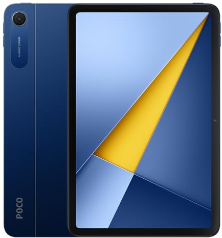 XIAOMI Tableta Poco Pad C1,9.7'', 4+64Go, Android 16, Snapdragon 6s 4G Gen 2, Batería Larga autonomía 7600mAh, IPS LCD, 120Hz, 18W, HyperOS 3, con Cargador (Azul)