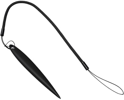 Fabater Resistiv Stylus Penna för Exakt Pekkontroll med Anti Lost Spring Rep för POS PDA Plast 1 Count (Svart)