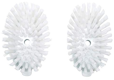 OXO Good Grips Soap Dispensing Dish Brush Refills, 2 Pack, White, Nylon Bristles