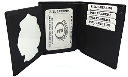 Cartera Porta Insignia para la policía naciona