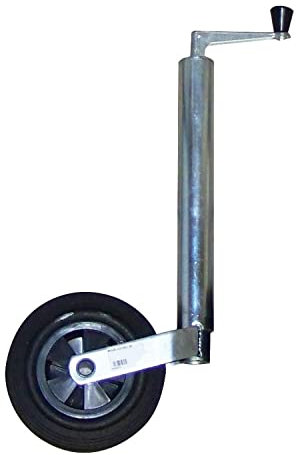 Narbonne Accessoires Roue Jockey télescopique : Fût diam. 48 mm. Roue Pleine