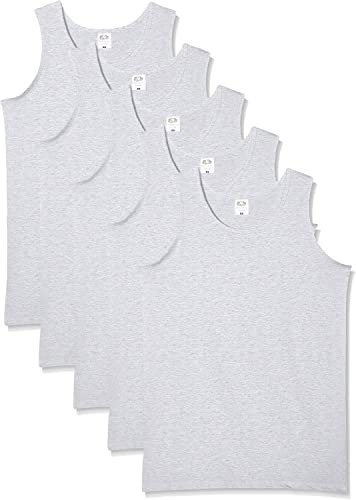 Fruit of the Loom Men's Athletic Lightweight Vest (Pack of 5)