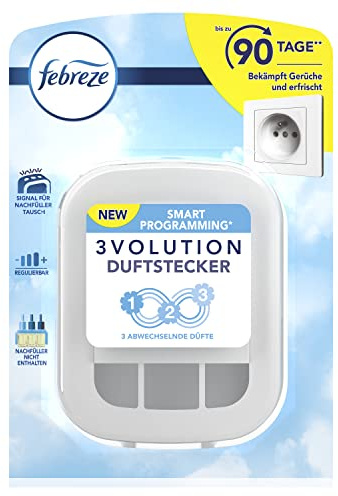 Febreze Desodorizant Electrique 3VOLUTION, Citrus, Aerosol eller sprej, vit, områdesdeodorant
