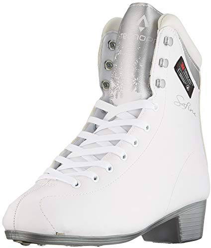 Tecnopro Complet Marina 1.0, Zapatos de Hockey Hierba Mujer, Blanco (White/Silver/White 901), 39 EU