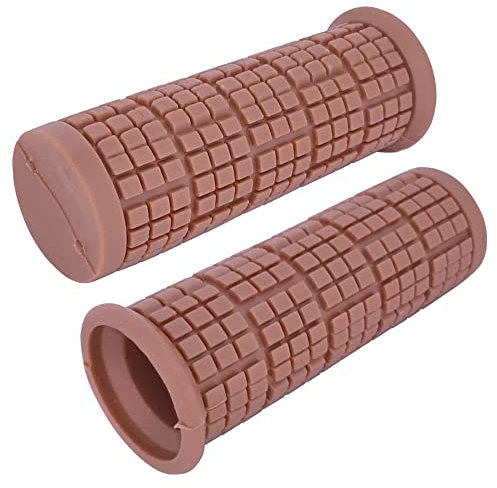 cyclingcolors Fahrradgriffe lenkergriffe Fahrrad gripshift 22mm 85mm Griffe Gummi Grip griffgummis MTB (Braun)