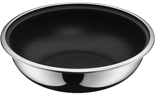 WMF Click&Serve Bratpfanne Induktion, ohne Edelstahlgriff, Cromargan Edelstahl beschichtet (ohne Edelstahlgriff, Wokpfanne 26 cm)