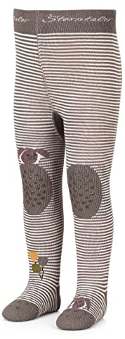 Sterntaler Medias para Gatear Elefant Eddy, Gris, 9 Mes Unisex bebé