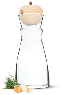 Zirbenapfel (7cm) + Wasserkaraffe Nimbus (0,5 Liter)
