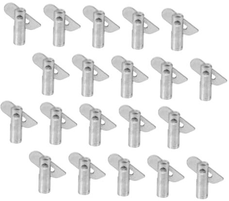 WOONEKY 20Stücke Steckbolzen für Regalböden Abnehmbarer Verriegelungsstift für Gerüst Sicherungsstift für Geländer Robuste Stahlkonstruktion für Gerüstsysteme und Bauprojekte