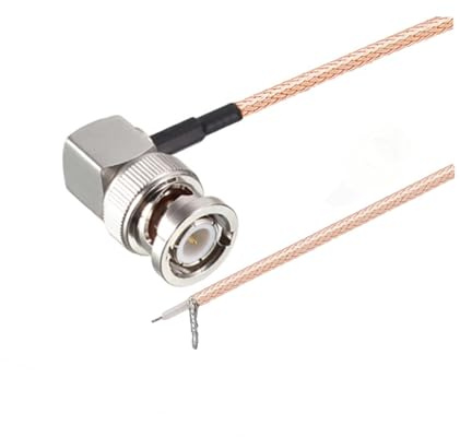 Singola fine Bnc. Jack femminile Compatible With aprire lead in scatola PCB. Saldare RG316. Treccia Rf. Cavo coassiale 1. 0cm 15 cm 30cm 50cm 1m 2m 5m(BNC Male 90,1M)