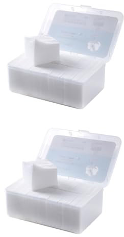 Gogogmee 2000stücke Gesichtsreinigungspads Aus Weichem Hautfreundlichem Vlies Dünne Wasseroptimierte Make-up-pads Mit Praktischem Aufbewahrungsbox Für Tägliche Anwendung Und Hautpflege