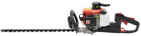 2-Stroke Gas Hedge Trimmer, 650W 22.5CC Powerful Hedge Trimmer, 12000RPM High Speed Double-Edged Trimmer with Gearbox and Shock Absorber, Recoil-Type Gasoline Hedge Trimmer for Gardening Modeling