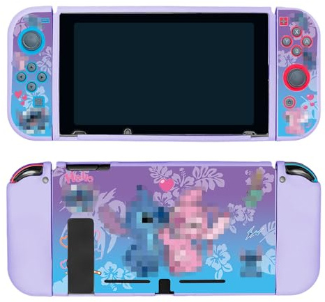 BAYINBROOK Coque Switch Protection - Housse Fine en TPU Antichoc pour Console et Manettes Switch | Résistante aux Rayures, Antidérapante, Compatible Dock, Facile à Nettoyer (J02)