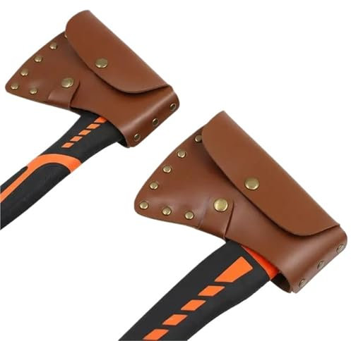 JCXIOC Axt-Protektor 2Pcs Axt Mantel Kopf Abdeckung Praktische Beil Kopf Holster for Camping Abdeckung Schutz für Outdoor(Large for 600g Axe)