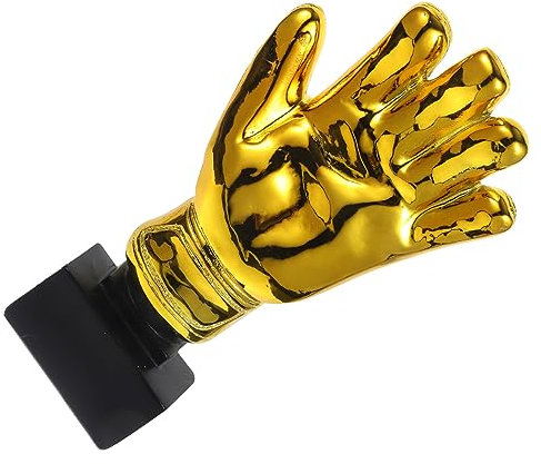 HEMOTON Guanto d'oro di Calcio d'oro Guanti da Portiere È trofei di Calcio Trophy Pallone da Calcio Piccola Coppa del