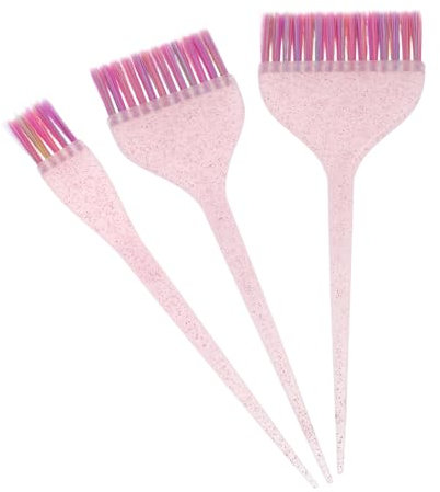 VALICLUD 3pezzi Piumino Per Tintura Di Capelli Applicatore Di Colore Per Capelli Pennello Per Tintura Per Con Manico Lungo Strumenti Per Per Pennello Per Colorazione Coda Lunga Per Parrucch
