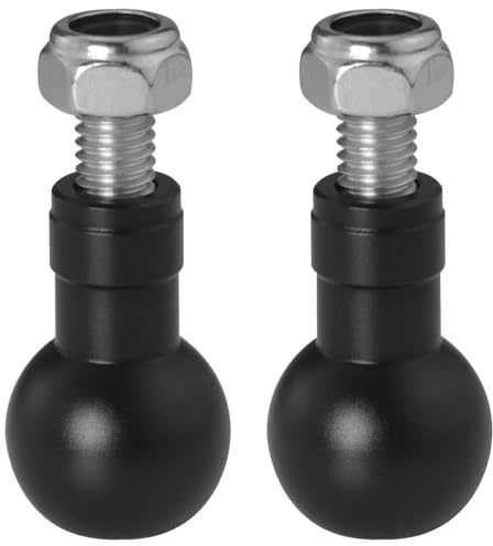 GGUFAY 2 Alluminio 17MM Espansione Testa a Sfera con M6 Vite Testa a Sfera per Treppiede Selfie Maniglia Grip Stand Ball Mount Converter