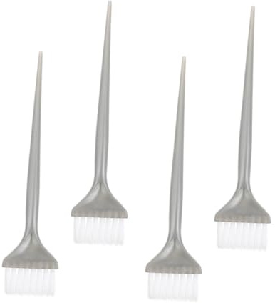 Genérico Juego de 4 Brochas Aplicadoras de Tinte para Cabello Cerdas Flexibles Aptas para Uso Profesional y Doméstico Ideales para Peluquerías y Barberías